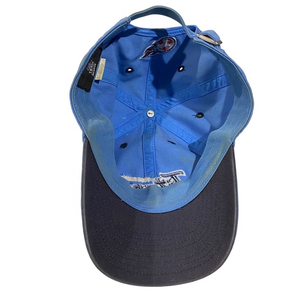 Tennessee Titans Blue NFL Reebok Strap-back Baseball Hat Cap Golf Team Apparel - Picture 6 of 7